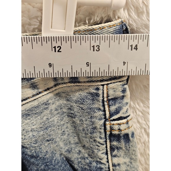 Blu Ivy Women Sz S Acid Wash Distressed Ripped Straight Leg Jeans #491 - Picture 5 of 9